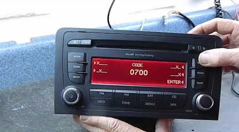 Audi A3 Radio Code