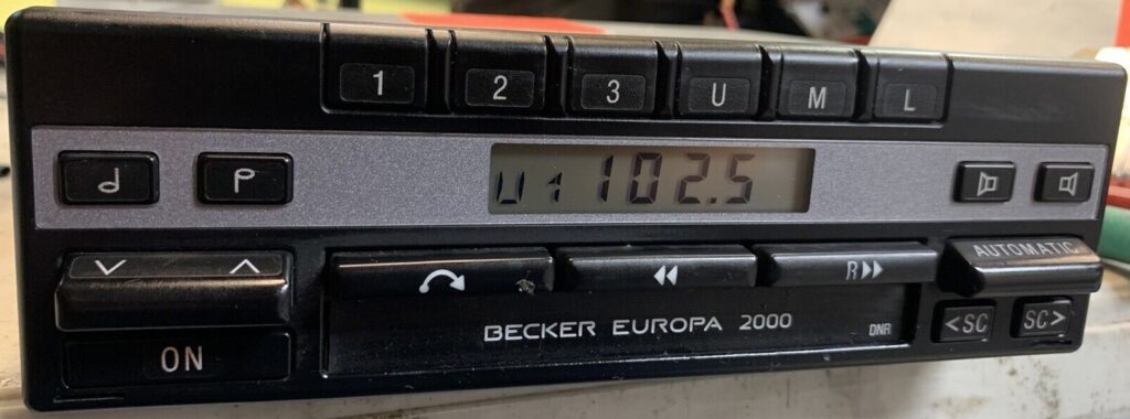 Becker Europa Radio Code Calculator