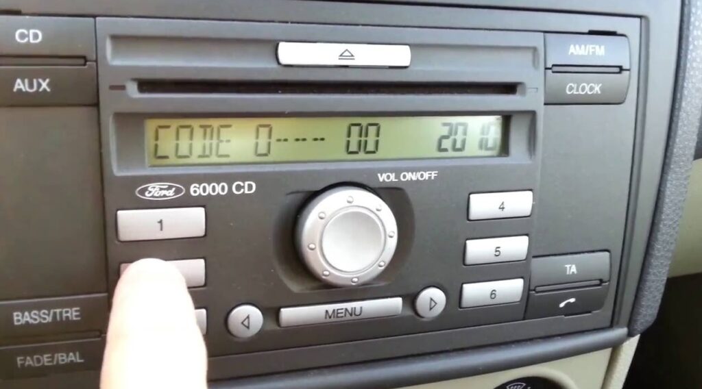 Ford Fiesta Radio Code