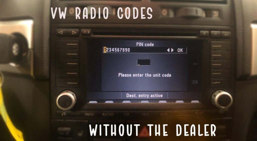 Volkswagen Radio Code